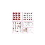 Bracelet à faire soi - même faisant un coffret cadeau de bracelet créatif pour les filles, rouge Bracelet à faire soi - même faisant un coffret cadeau de bracelet créatif pour les filles, rouge