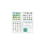 Bracelet à faire soi - même faisant un coffret cadeau de bracelet créatif pour les filles, vert Bracelet à faire soi - même faisant un coffret cadeau de bracelet créatif pour les filles, vert