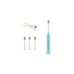 Brosse  dents electrique rechargeable etanche sonique 5 modes, bleu