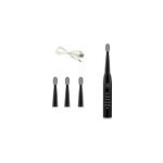 Brosse à dents electrique rechargeable etanche sonique 5 modes, noir Brosse à dents electrique rechargeable etanche sonique 5 modes, noir