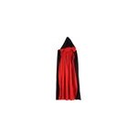 Cape � capuche r�versible en velours unisexe pour no�l et halloween, 75cm