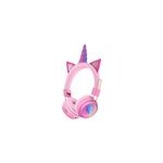 Casque d'�coute sans fil bluetooth ah - 902a avec licorne cr�ative et mignonne, rose