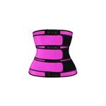 Ceinture de mise en forme sportive pour femmes avec triple sangle pour la taille du corps, s / fuchsia ...