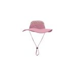 Chapeau de pcheur en coton  larges bords avec cordon de serrage, rose