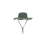 Chapeau de pcheur en coton  larges bords avec cordon de serrage, vert arme clair