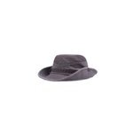 Chapeau de pcheur d't unisexe en coton  large bord avec cordon de serrage, gris