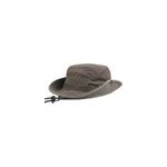Chapeau de pcheur d't unisexe en coton  large bord avec cordon de serrage, marron clair