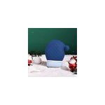 Chauffe - mains en silicone chauffant au micro - ondes sac d'eau chaude de nol, bleu / chapeau