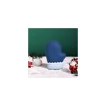 Chauffe - mains en silicone chauffant au micro - ondes sac d'eau chaude de nol, bleu / gants