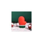 Chauffe - mains en silicone chauffant au micro - ondes sac d'eau chaude de nol, rouge / gants