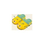 Chaussures d't lgres pour bb, de type cartoon,  fond souple eva, antidrapantes et  trous, jaune ...
