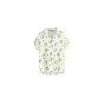 Chemisier d'été à manches courtes imprimé avocat pour hommes, blanc / m Chemisier d'été à manches courtes imprimé avocat pour hommes, blanc / m
