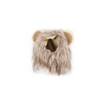 Costume cosplay lion mane perruque capuchon pour chat chien, s