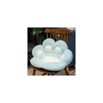Coussin de chaise en peluche pour canap paresseux cute cat paw cozy warm seat pillow, s / bleu ciel