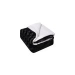 Couverture en laine d'agneau  double couche paissie couverture en fausse fourrure en peluche, c