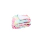 Couverture en laine d'agneau � double couche �paissie couverture en fausse fourrure en peluche, f