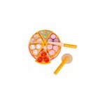 Cuisine simulation pizza party high speed food slicing game food toys kitchen toys, orange