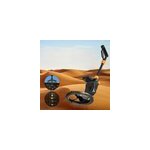 Détecteur de métaux portatif chasseur de trésors avec bobine de recherche étanche Détecteur de métaux portatif chasseur de trésors avec bobine de recherche étanche
