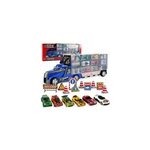 Ensemble de jouets pour enfants : simulation de voitures, camions de construction, etc. , bleu