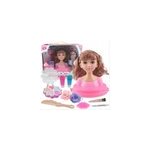 Ensemble de jouets de maquillage pour poupes barbie de simulation pour enfants, double queue de cheval ...