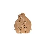 F�te des m�res - statue d'animal mignon en bois - ornement, style 6