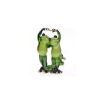 Figurine miniature grenouille amoureux en rsine pour dcoration maison jardin, type 2