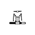 Gilet chauffant  thrapie magntique pour soutien du dos auto - chauffant, 68 aimants / m