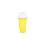 Gobelet en silicone pour sorbetire  conglation rapide, jaune