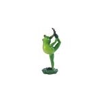 Grenouille yoga verte figurines miniatures d�coration de jardin ornements artisanaux, d