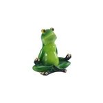 Grenouille yoga verte figurines miniatures dcoration de jardin ornements artisanaux, a