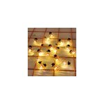 Guirlande de lumires led pour arbre de nol pre nol pour dcoration de nol, bonhomme de neige