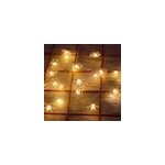 Guirlande de lumires led pour arbre de nol pre nol pour dcoration de nol, flocon de neige