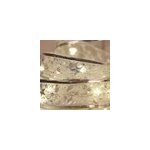 Guirlande de lumires de nol  led, ruban brillant, dcoration de sapin de nol, blanc chaud - or / ...