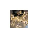 Guirlande lumineuse 10 / 20 led xmas tree snowman santa claus, flocon de neige / 1, 65 m 10 led - batterie ...