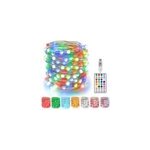 Guirlande lumineuse colorée à led rvb pour décoration d'anniversaire et de fête, 20m / 200 lumières Guirlande lumineuse colorée à led rvb pour décoration d'anniversaire et de fête, 20m / 200 lumières
