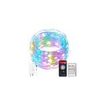Guirlande lumineuse � leds fonctionnant avec alexa google assistant lumi�re de couleur rvb, 20m / 132 ...