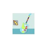 Guitare rockin performer pour enfants avec son et lumire instrument lectronique de musique - cadeau, ...