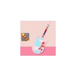 Guitare rockin performer pour enfants avec son et lumire instrument lectronique de musique - cadeau, ...