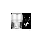 Hachoir  ail lectrique sans fil de 250ml pour lgumes, blanc