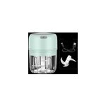 Hachoir  ail lectrique sans fil de 250ml pour lgumes, vert