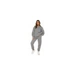 Herbst und winter rundhalsausschnitt pullover frauen mode casual sweatshirt set, gris / s