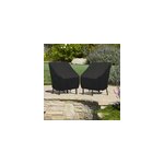 Housses de chaises de patio en tissu oxford 210d impermables  la poussire, 64 * 64 * 70 / 120cm / ...