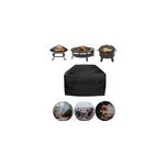 Housse pour gril � gaz de barbecue avec sac de rangement imperm�able et r�sistant aux intemp�ries, 58 ...
