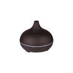 Humidificateur ultrasonique 500ml avec tlcommande 7 couleurs led, marron fonc