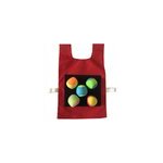 Jeu de balle au prisonnier pour enfants jeu de lancer de gilet jeu de sport en plein air, rouge