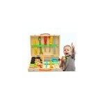 Jeu d'outils en bois pour enfants outils et accessoires de menuiserie jouets