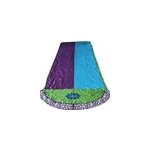 Jouets d't pour la pelouse avec toboggan gant pour l'arrosage d'eau, double diapositive / bleu