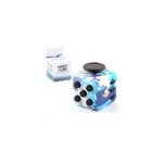 Jouet fidget cube détente mini puzzle cube jouet click ball, bleu camouflage Jouet fidget cube détente mini puzzle cube jouet click ball, bleu camouflage