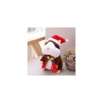 Jouet interactif d'apprentissage prcoce de nol en peluche hamster parlant, marron