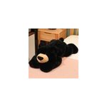 Jouet en peluche animal couch mignon cadeau anti - stress paresseux, ours noir